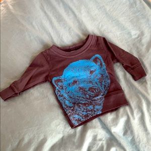 Stylish sweatshirt for baby 3-6m